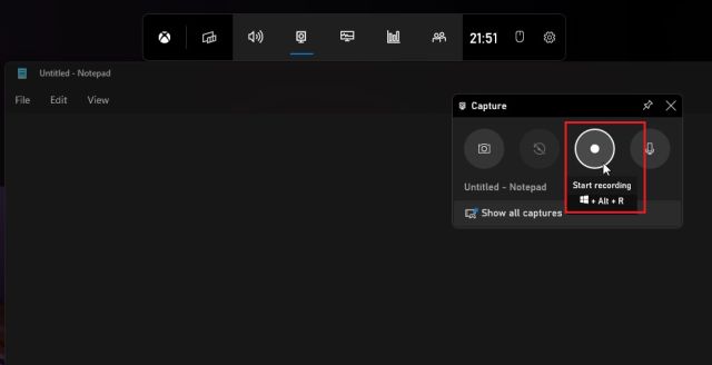 Record the Screen on Windows 11 With Xbox Game Bar