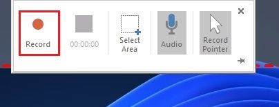 Record the Screen on Windows 11 with Microsoft PowerPoint