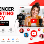 Modern YouTube influencer marketing agency featured image showing influencer campaign analytics, YouTube creator collaboration, audience engagement metrics, ROI growth charts, and top influencer marketing tools for brand growth and YouTube marketing in 2026.